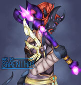 half body - man'ari paladin