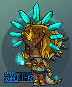 chibi full body - sethraliss from world of warcraft
